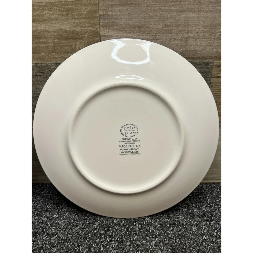 Dash of That - Ellie - Boho Style Salad Plate - 8 1/2” - Lot of 2